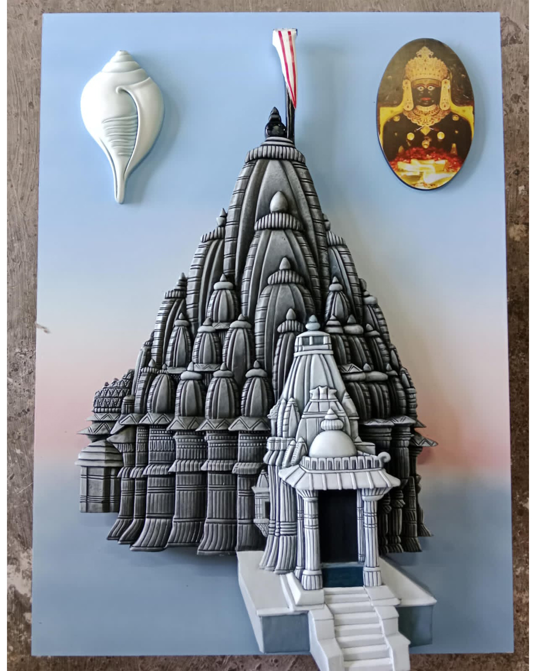 Riddhi Siddhi Art Creations - 3D Main Ambaji Temple Replica Mural